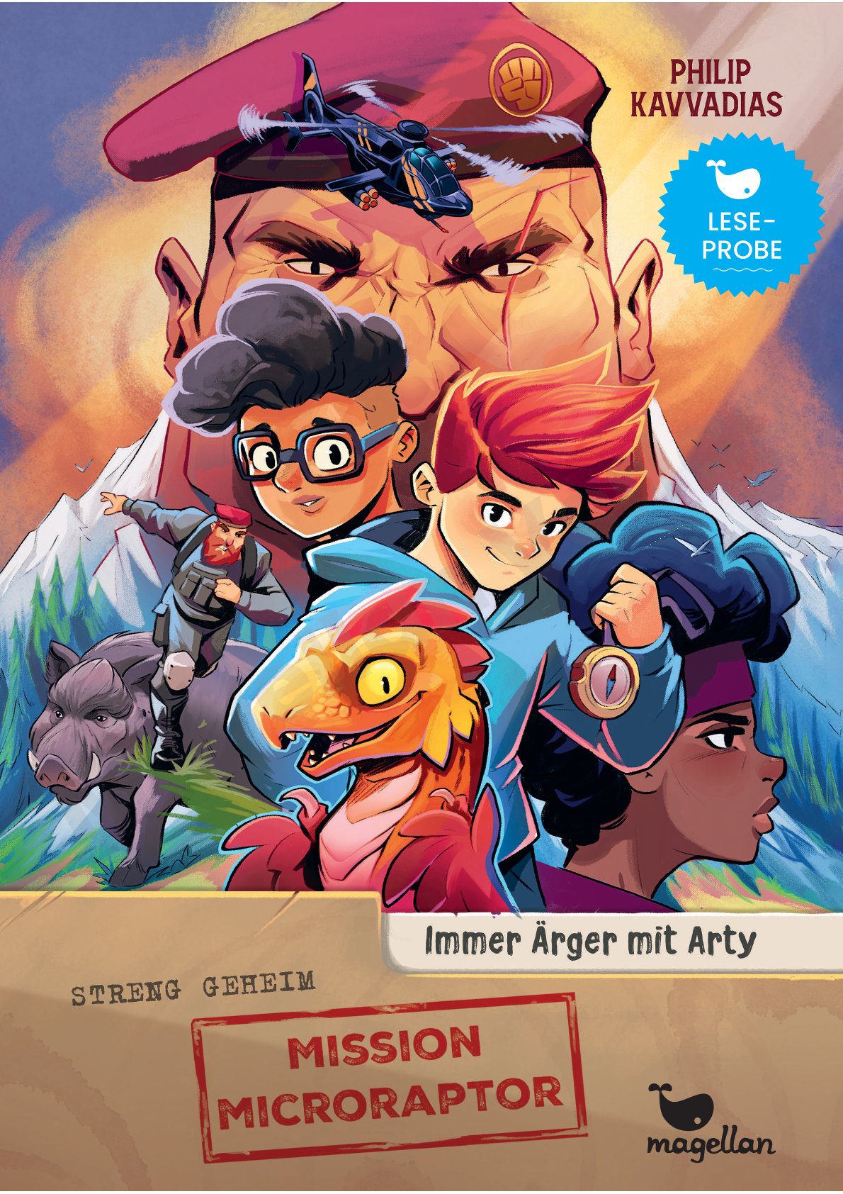 Buchcover: BMission Microraptor – Immer Ärger mit Arty