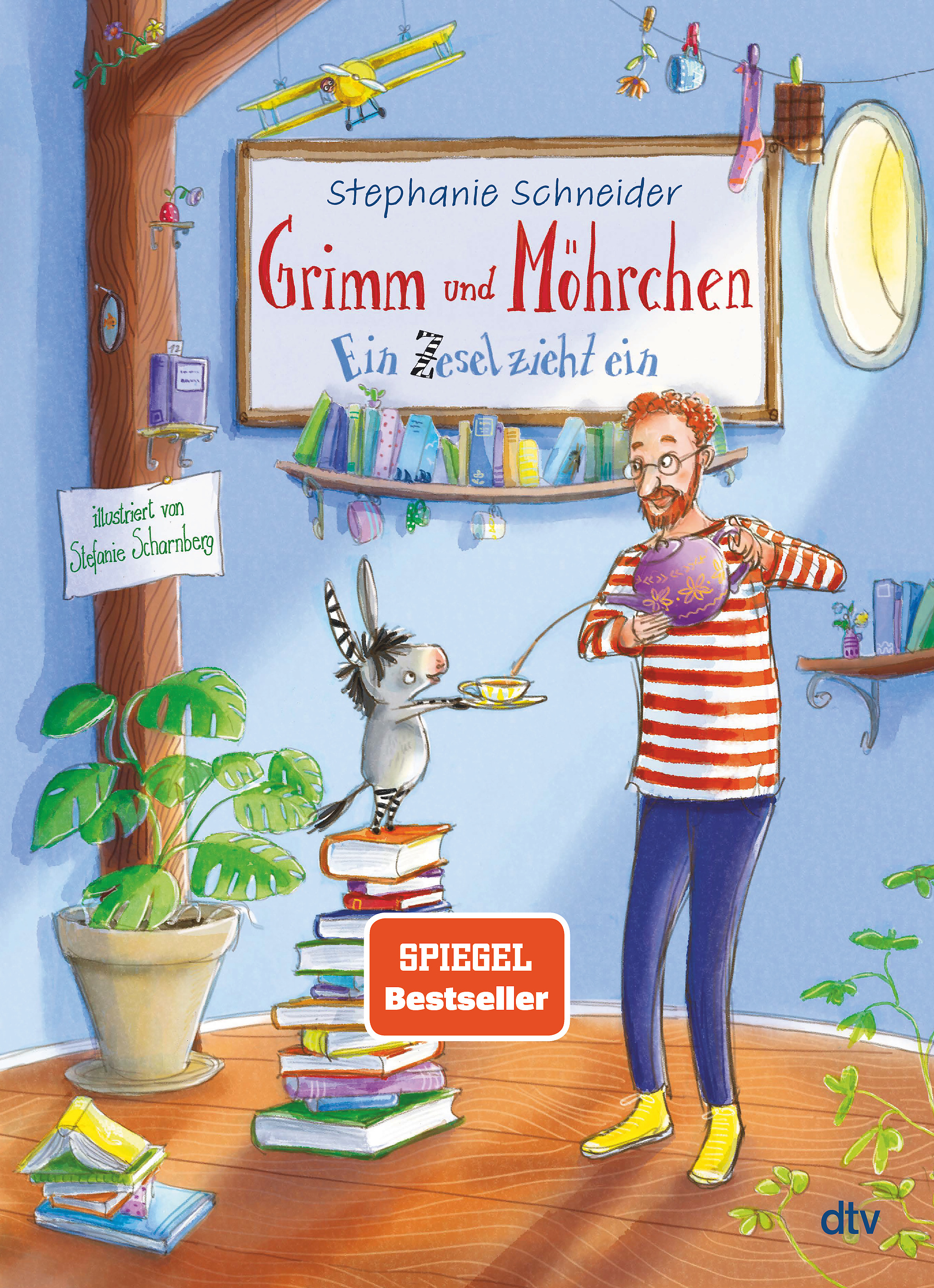 Buchcover: Grimm und Möhrchen. Ein Zesel zieht ein

