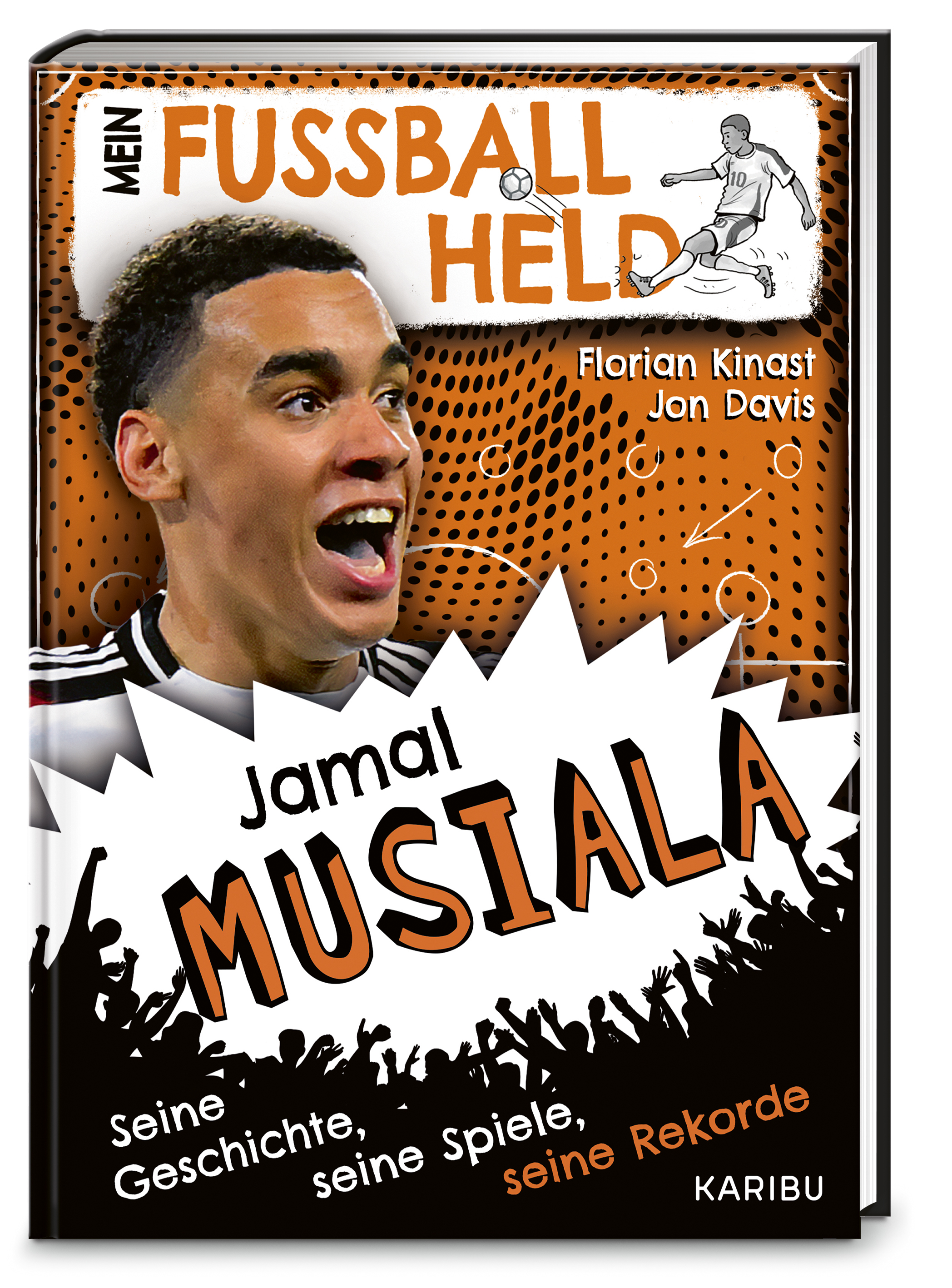 Buchcover: Mein Fussball Held Jamal Musiala
