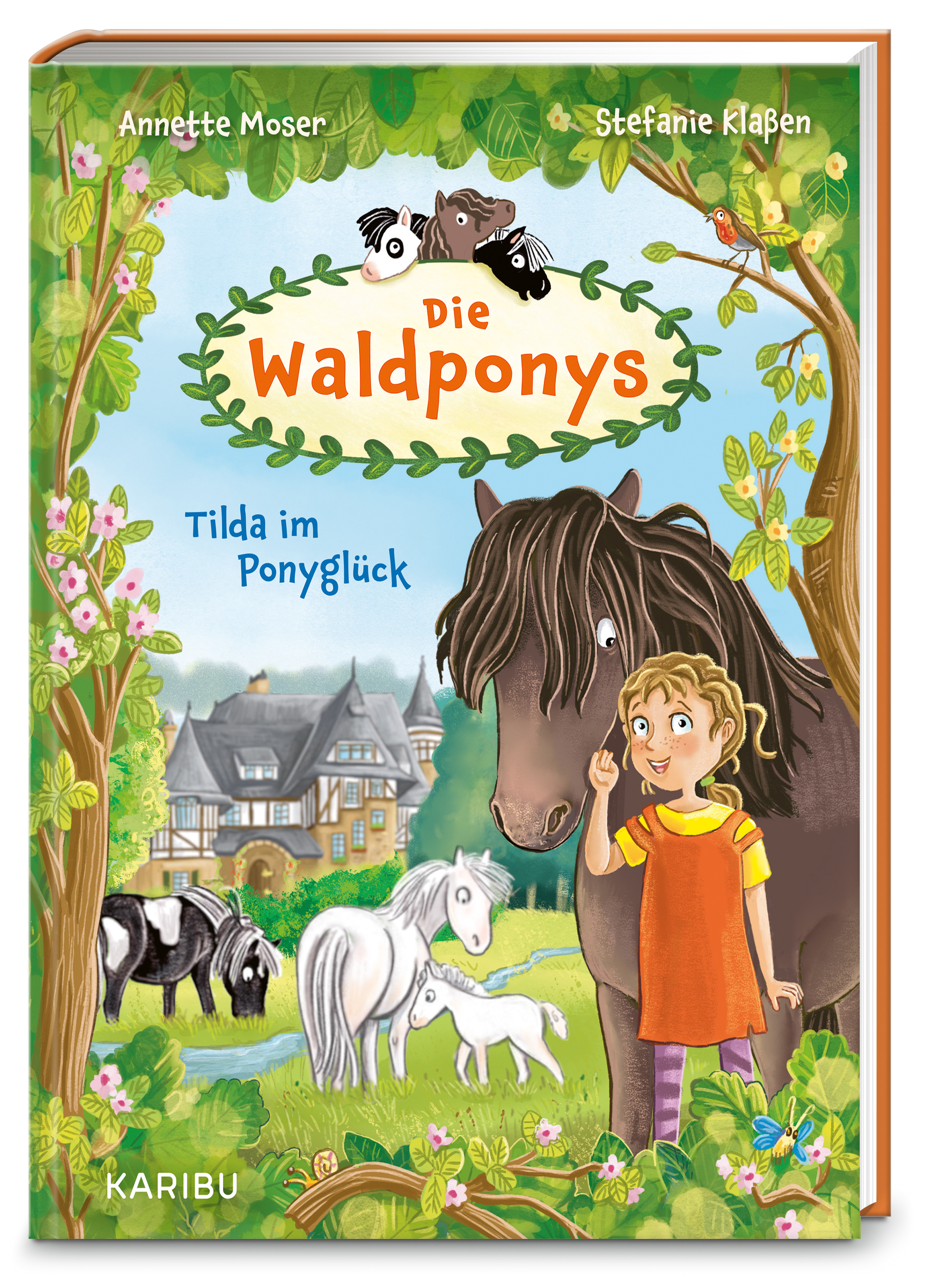 Buchcover: Die Waldponys – Tilda im Ponyglück
