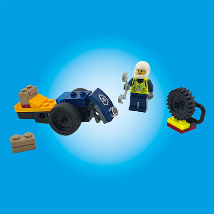 Mix-Up-Build Car-tapult